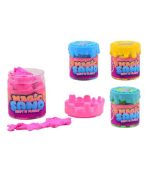 Nisip cinetic 450 g, colorat, asortat, cod 1346D